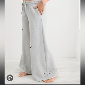 Aerie skater wide leg pant